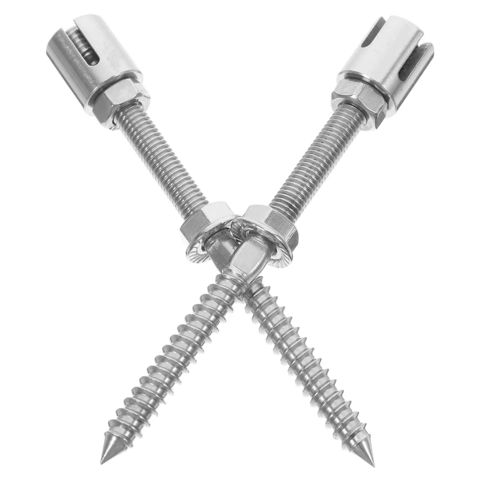 2pcs Stainless Steel Rotating Plant Training Clips for Tomato, Grape, Vine Climbers & Houseplants