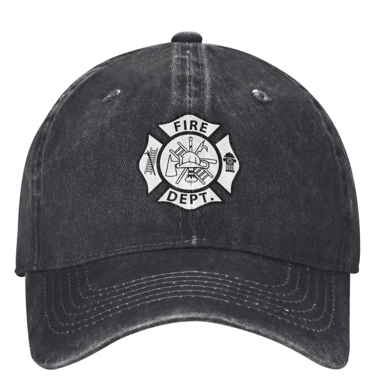 Gorra de béisbol de bombero de rescate de incendios deporte al aire libre y2k Retro Hip Hop sombreros Unisex hombres Vintage viseras de sol gorras de béisbol