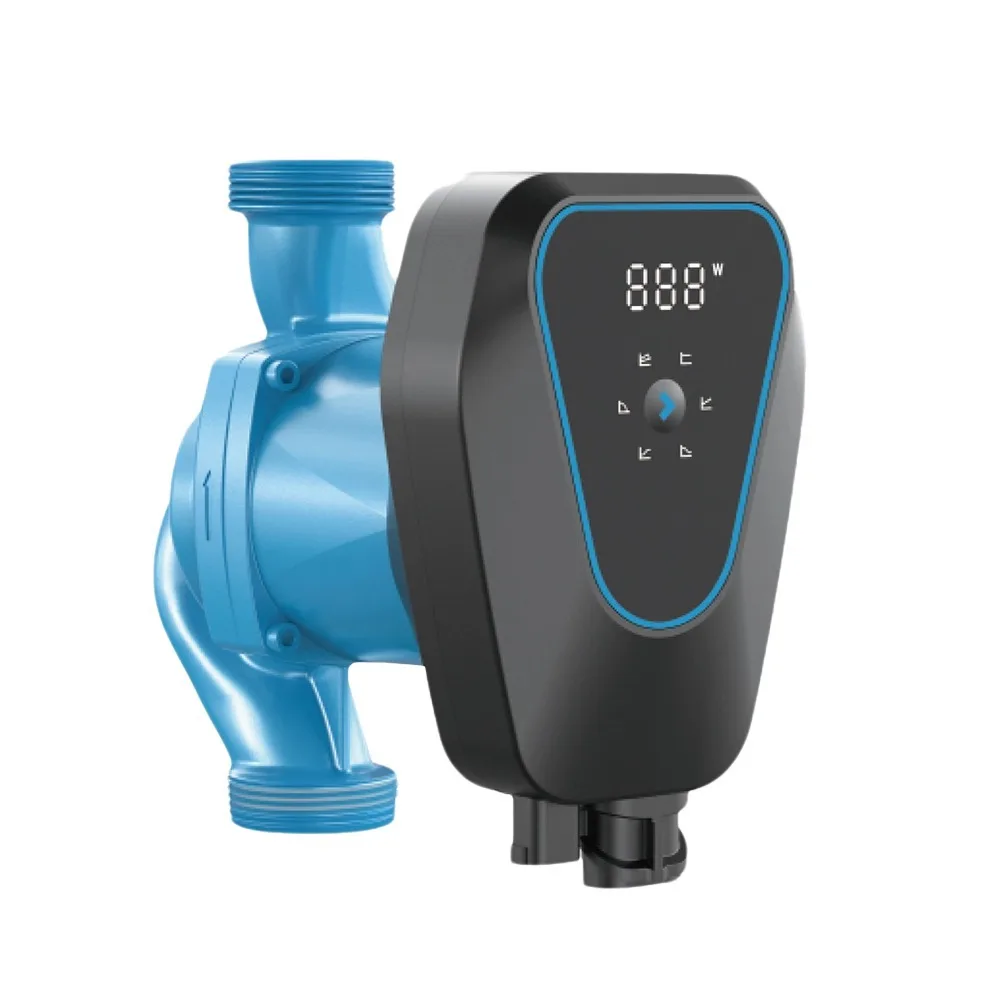 Permanent magnet variable frequency canned pump hot water booster pump household, pressurized pump