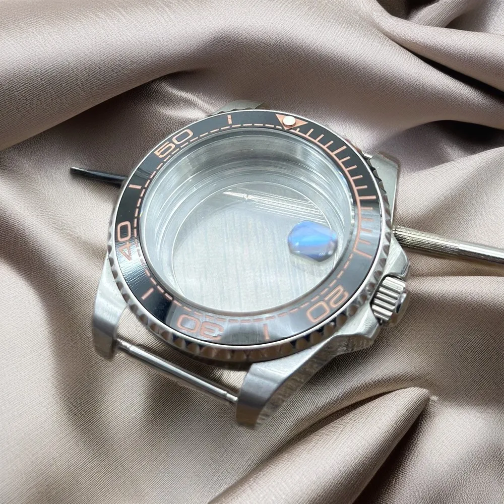 NH34 NH35 NH36 NH38 NH39 NH70 Механизм 40 мм GMT SUB Корпус Безель Сапфировая керамика 28,5 мм Циферблат Золотые часы