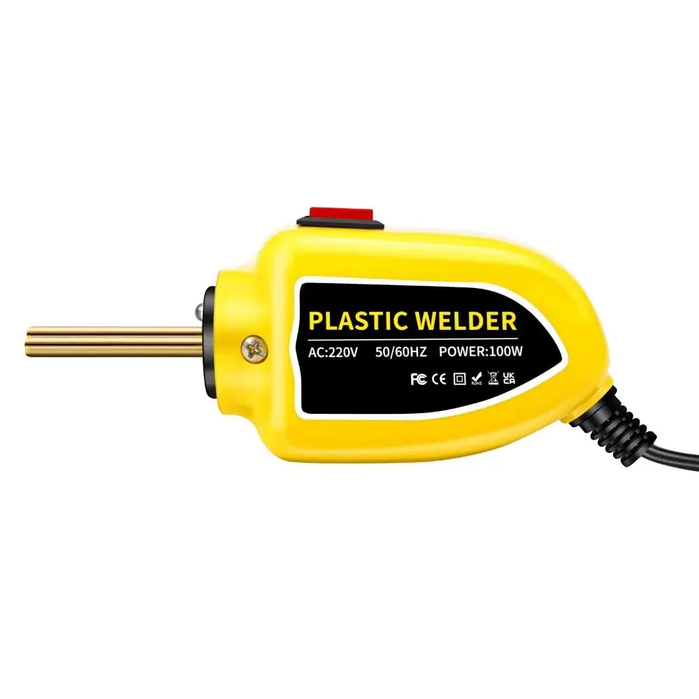 

Mini Plastic Welding Machine 100W Quickly Heating Bumper Repair Kit Soldering Iron 200Pcs Hot Stapler Welding Equipment Home DIY