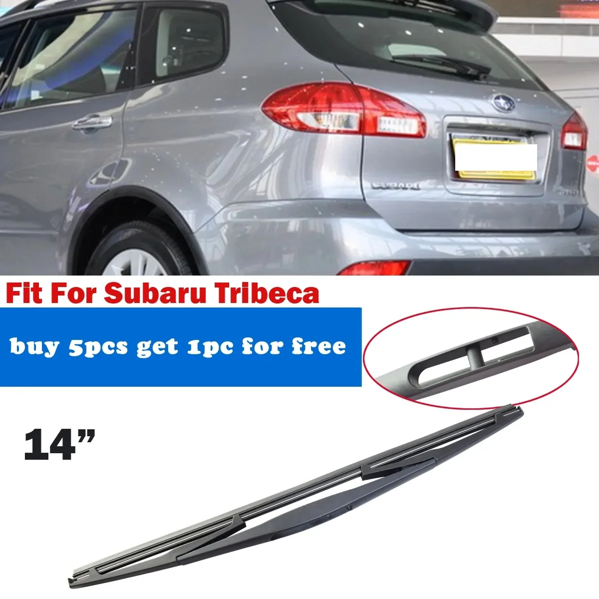 

1PC Car Rear Wiper Blade 14" Windscreen Windshield Wipers Accessories fit for Subaru Tribeca YC102011-tribeca