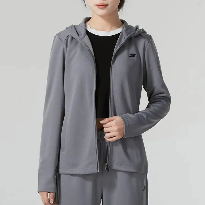 Skechers Women's Fashion Trendy Sports Fitness Training Comfortable Breathable Casual Jacket P224W163-05Cq