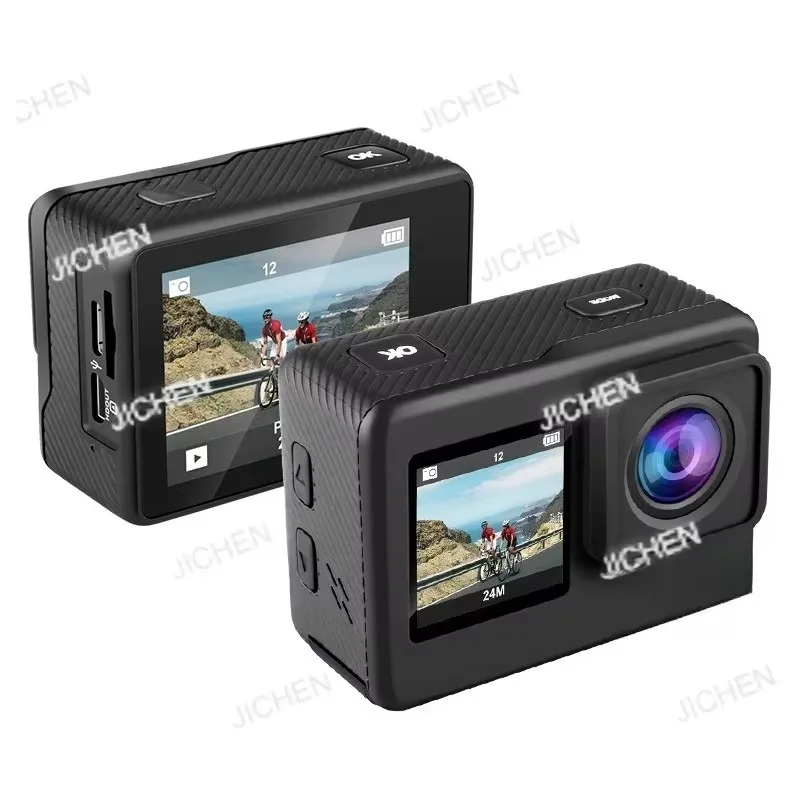 

CJccCJcc versandte Artikel sports camera waterproof high definition dual screen outdoorcycling skiing underwater camera