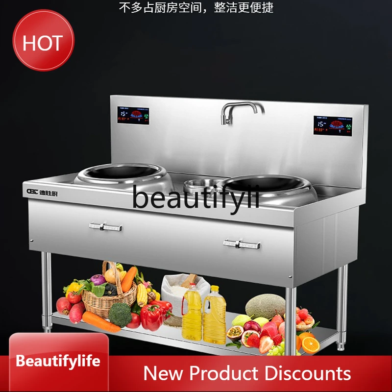 

A61 Commercial Induction Stir-fry Cooker High Power 15KW Induction Cooker Restaurant Stir-fry Induction Cooker Hotel