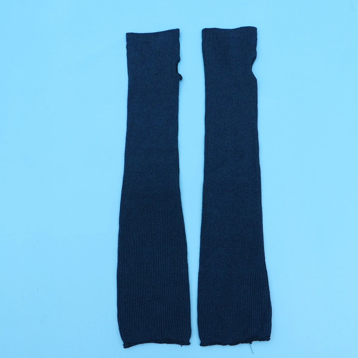 1 غطاء ذراع حراري محبوك بأكمام الساعد لفصل الشتاء وركوب الدراجات والجري وصيد الأسماك والقيادة والرياضات الخارجية باللون الأزرق