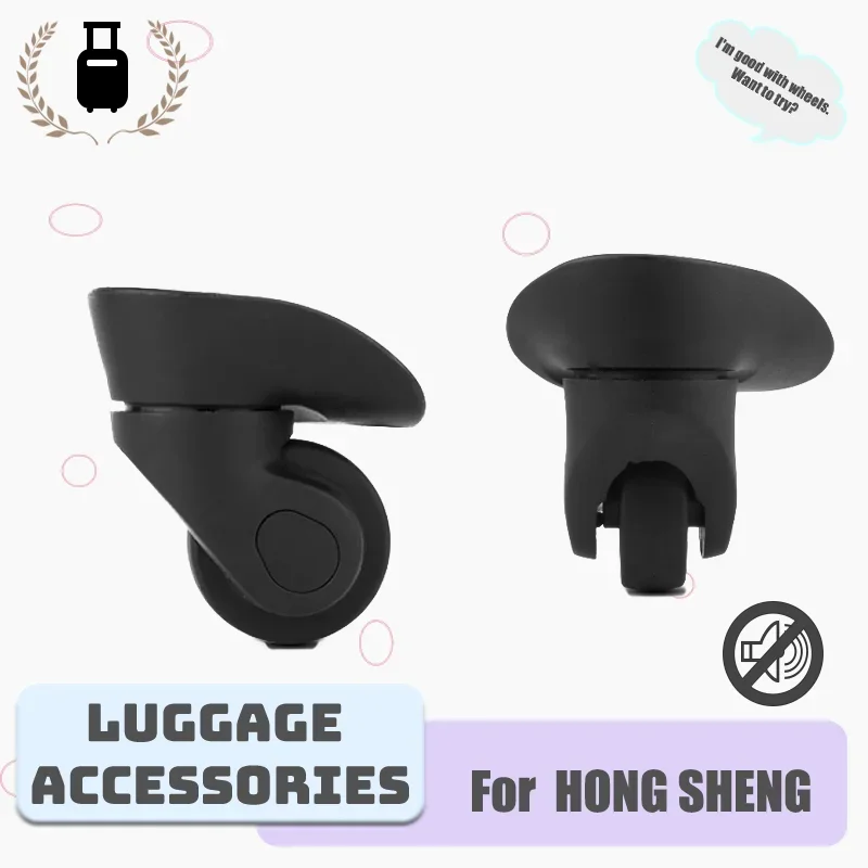 

For SMOOIRE W066 Upgraded Thickened Luggage Wheels Anti-Breakage Design Essential Travel Luggage Accessories