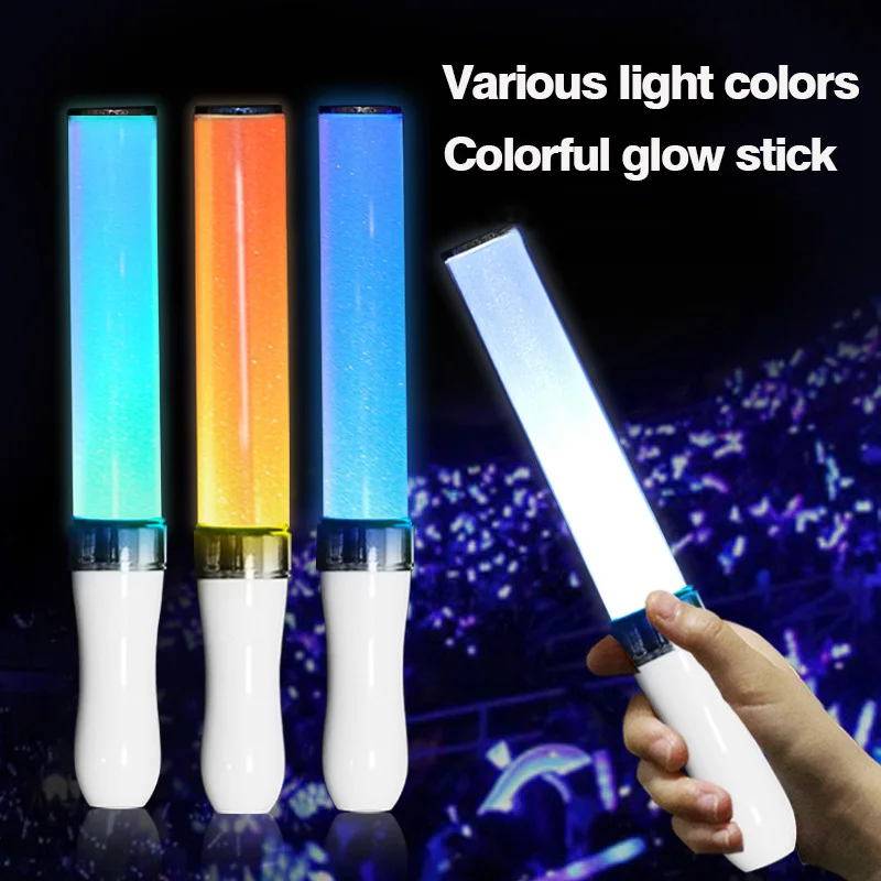 10pcs Kpop Lightsticks Kpop Glow Sticks Idol Concert Luminous Rod Kpop Mini Light Stick Concert Bright Material Glow in Dark 응원봉