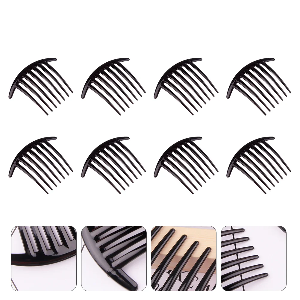 

8 Pcs Black Plastic Hair Comb Styling Fashion DIY for Women Manual High Quality