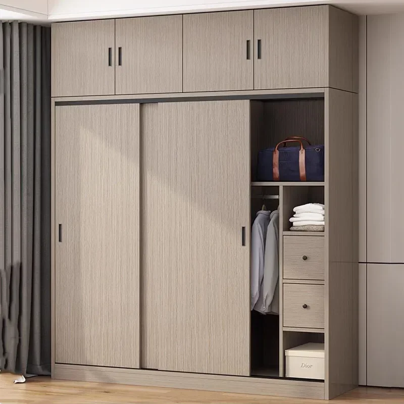 Moderno europeu guarda-roupa gavetas de armazenamento multifuncional guarda-roupa de madeira organizador do quarto armario para ropa móveis do quarto