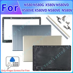 Laptop Housing Case For ASUS N580 N580G N580V X580V N580VD X580VE X580VD N580VE Plástico LCD BACK Cover/Bezel Hinges Replacement