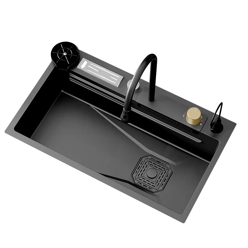 

Thickened, sink basin, household, kitchen, stainless steel, vegetable basin