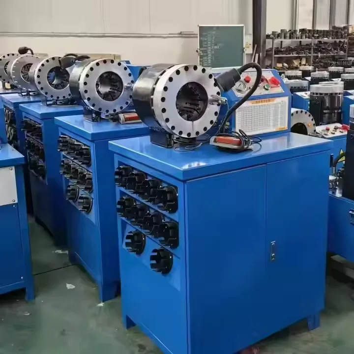 Electro-Hydraulic Hose Crimping Machine-High Efficiency Patented Gear-Driven Professional Swaging Tool For Manufacturing Plant