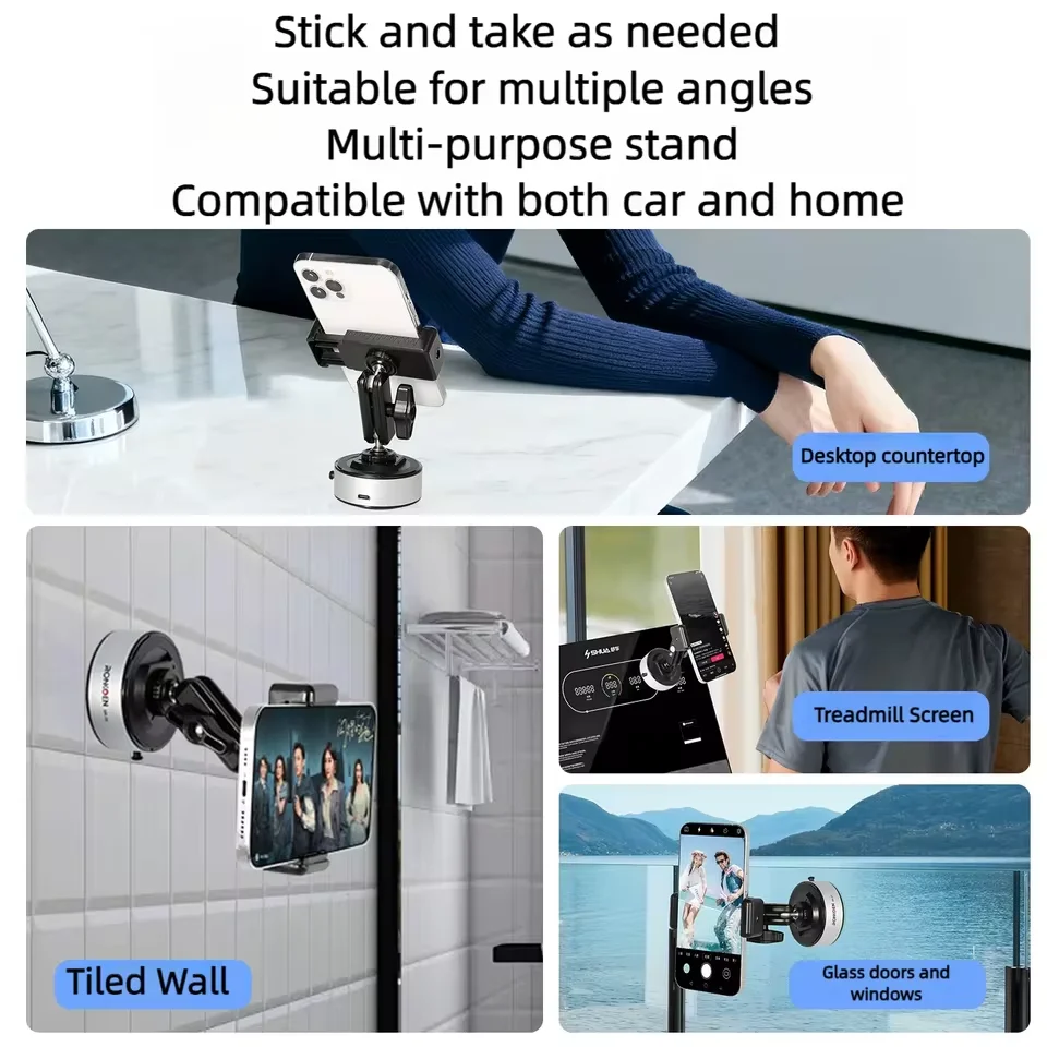 Sports Camera Suction Cup Holder Suitable for DJI Action 6/5/4/Pocket 3 Motion Cameras - view 2