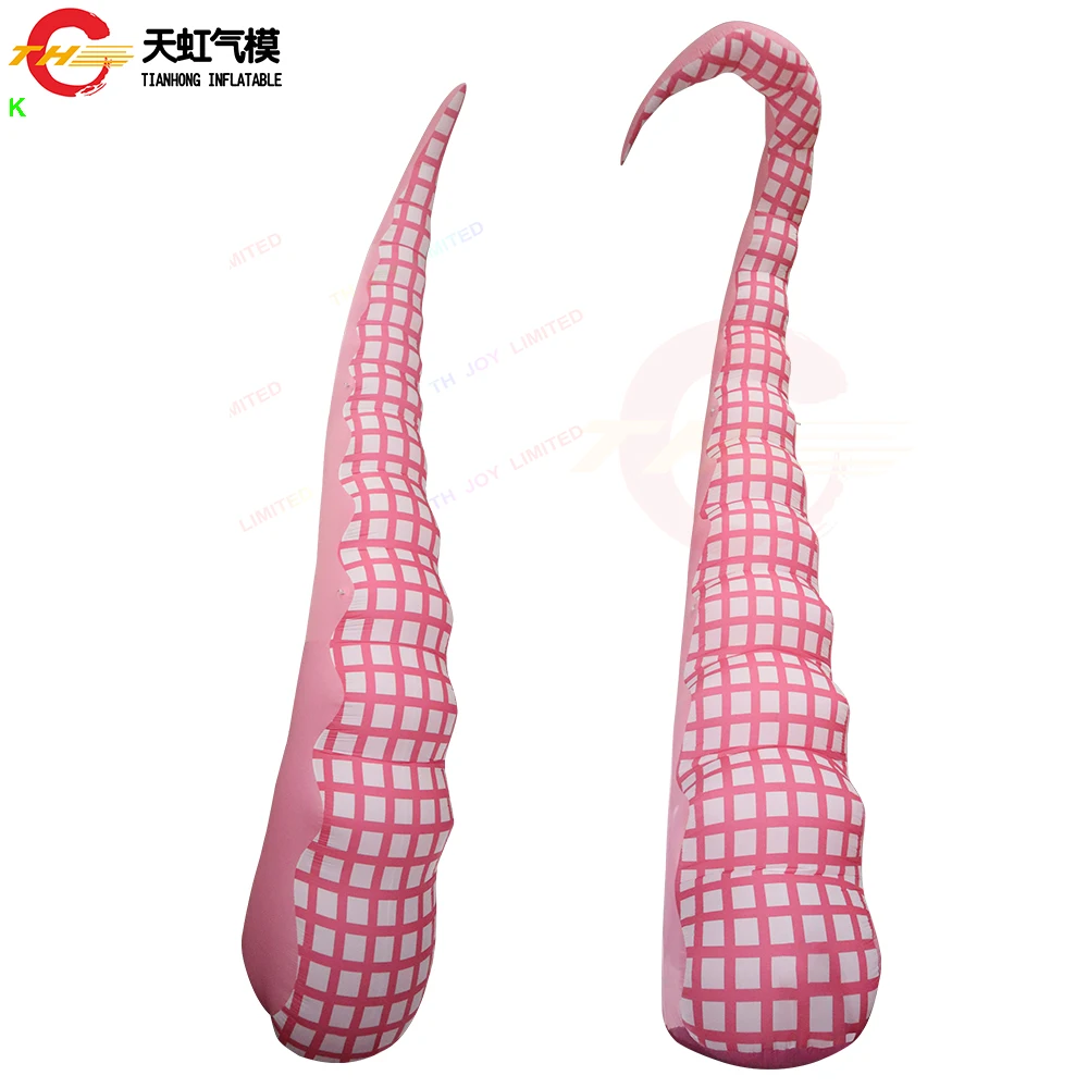 Tentacules Gonflables en Forme de Poulpe Rose, Modèle Gonflable pour Décoration de Scène d'Halloween, Livraison Rapide, 8 Minigolf, 26 pieds