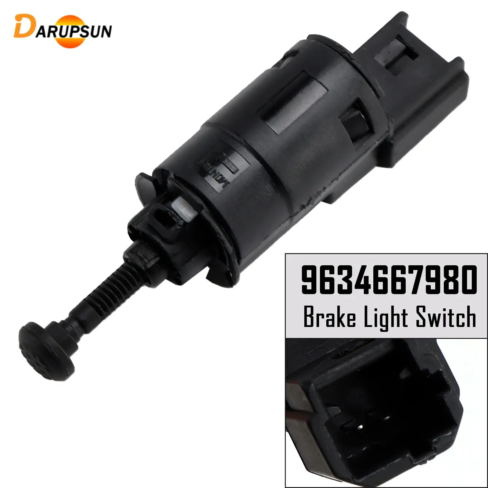 Darupsun Brake Light Switch for Peugeot 206 + CC SW Partner 453444 9634667980