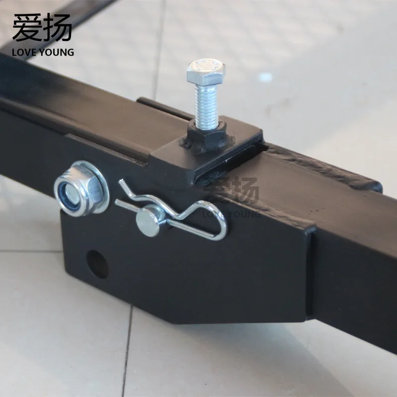 Universal Hitch Mount Cargo Carrier Luggage Basket Foldable Steel Black 2 Inch Receiver for SUV 4x4