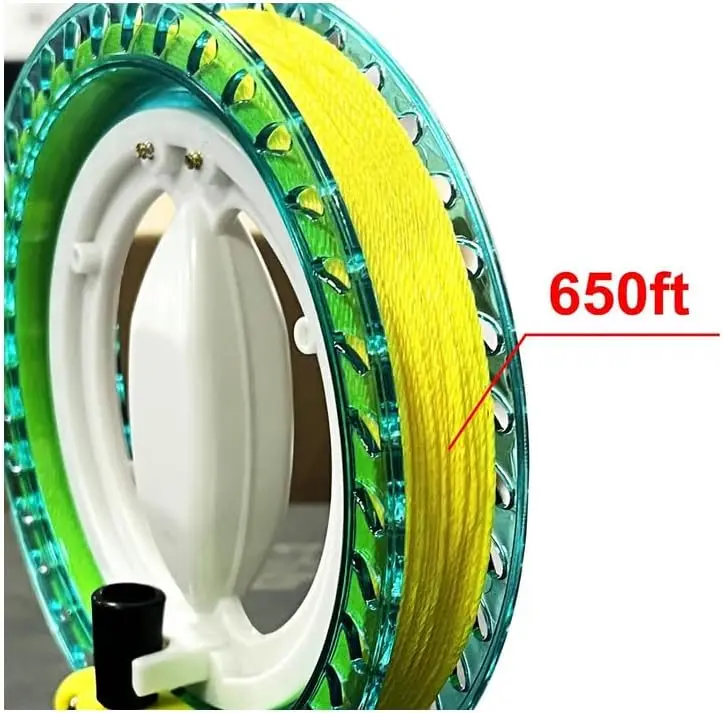 New Arrive  Outdoor Fun Sports 14cm Kite Green Wheel For Big Kite Flying Traction Tools Kite Handle Wheel With String / Line