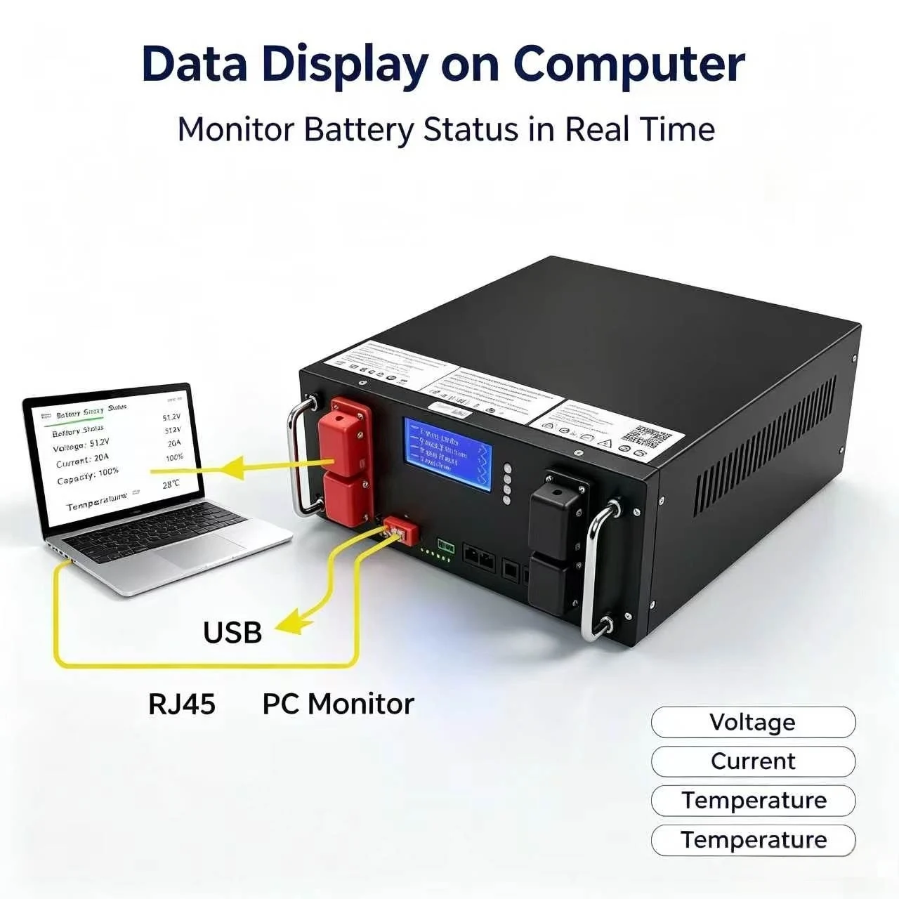 48V 50Ah 100AH 120Ah 150Ah 200Ah Lifepo4 Lithium Battery Bluetooth BMS For Solar System Hybrid Inverter 2000W 5000W 10KW