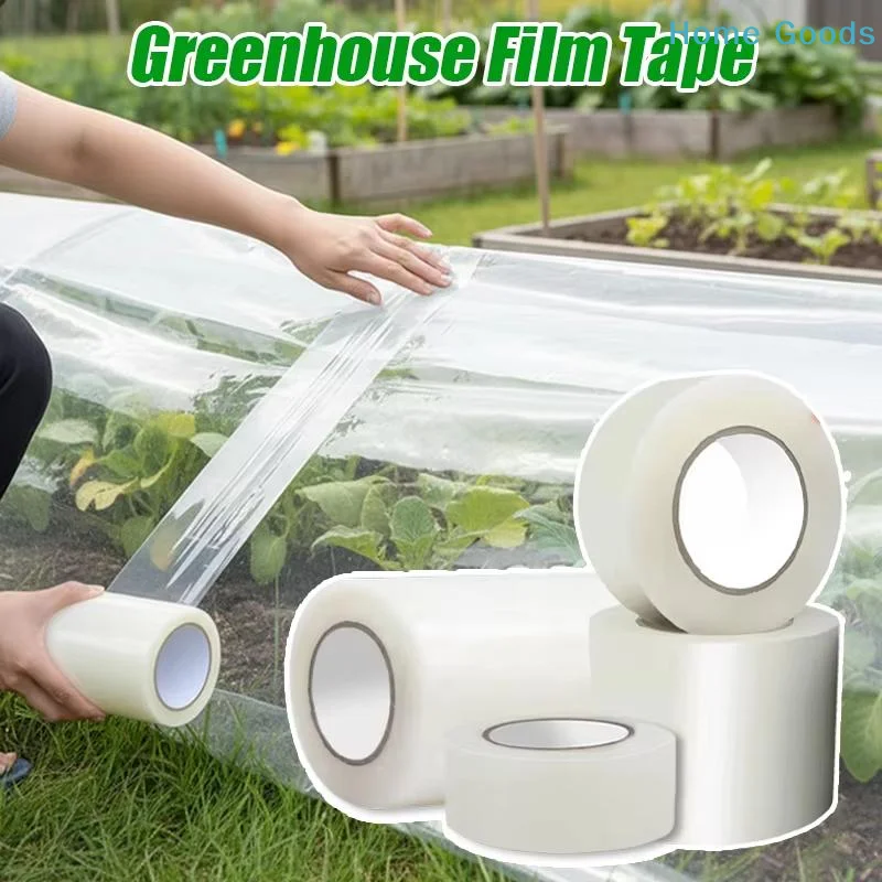 10M Transparent Waterproof Film Repair Tape UV Resistant Greenhouse Repair Patch Strong Agriculture Garden Film Repair Adhesive