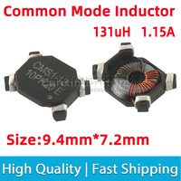 5pcs CMS1-12-R SMT Common Mode Choke Coil Inductor Inductance 131uH 1.15A EMI Filter Coil Magnetic Ring Switching Power Supply