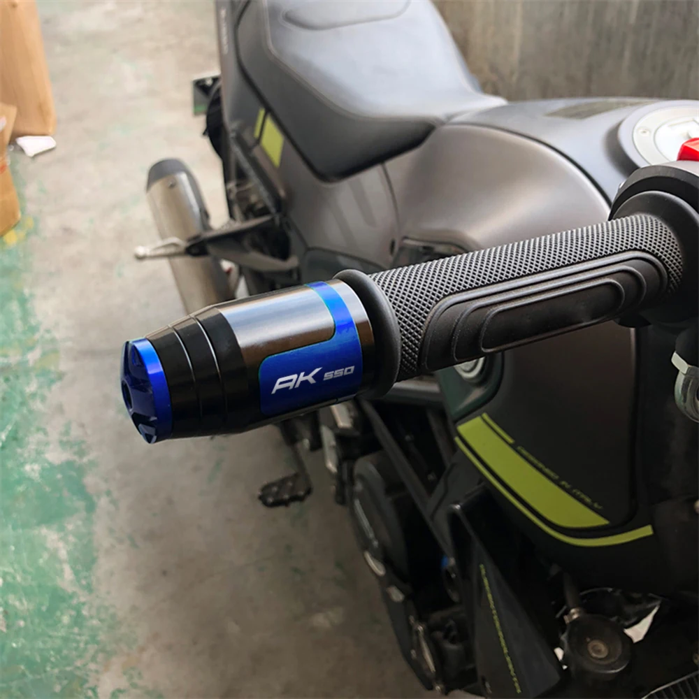 

For KYMCO AK550 AK 550 2017-2025 Motorcycle 7/8"22mm Aluminum Handlebar Grips Cap Hand Bar Ends Handle Gear Balanced Plug Slider