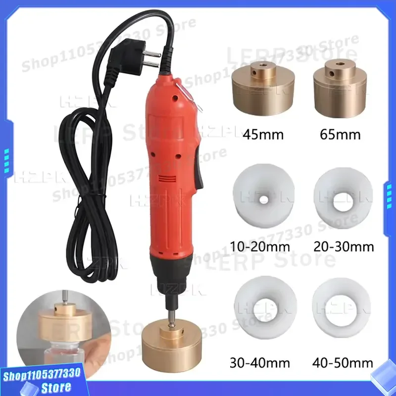 HZPK Manual Handheld Bottle Capper Plastic Cap Sealing Tool Portable Screw Top Closer Device for Small Batch Production Use