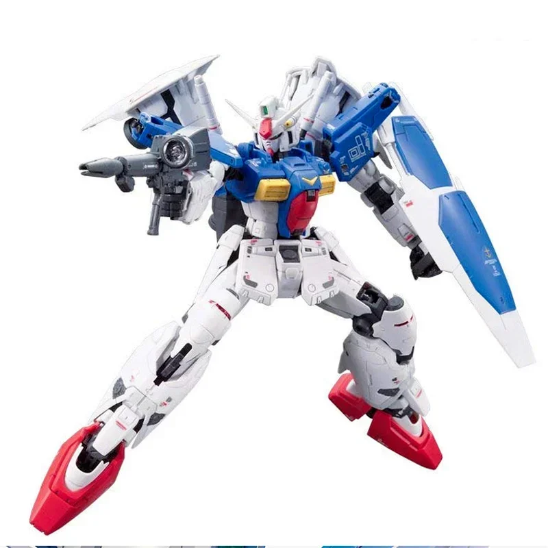 Bandai Gundam Model Kit Anime Figure RG 13 1/144 RX-78 GP01FB Full Burnern Genuine Gunpla Action Toy Figure Toys for Children