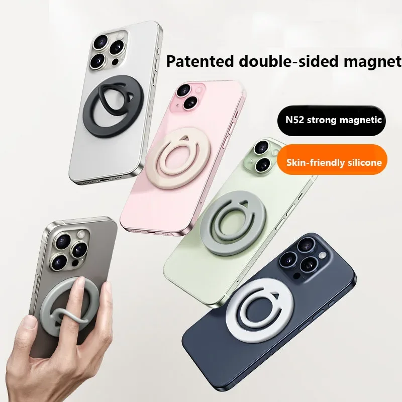 حامل حلقة الهاتف المغناطيسي آيفون 16 15 14 13 12 سامسونج Magsafe اكسسوارات مقبض الهاتف المغناطيسي قبضة البنصر الهاتف