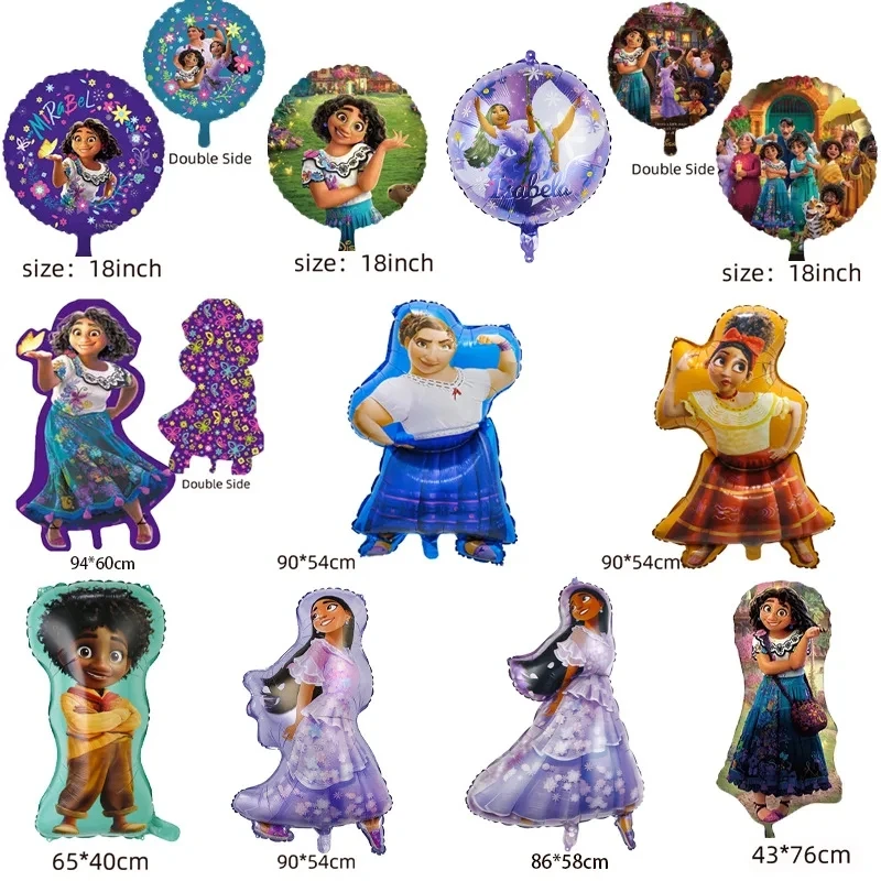 Disney 18 inch balloon birthday themed party decoration balloon set Encanto cartoon Isabella