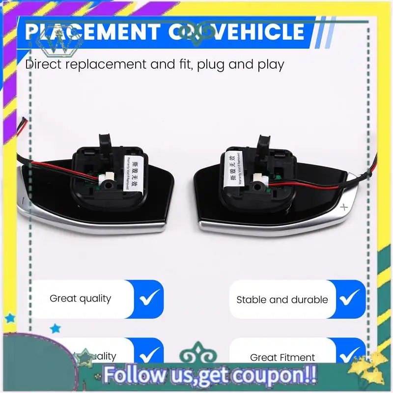 

A82U-Steering Wheel Shift Paddles Assembly For A4 B9 Multifunctional Steering Wheel With Paddle Replacement