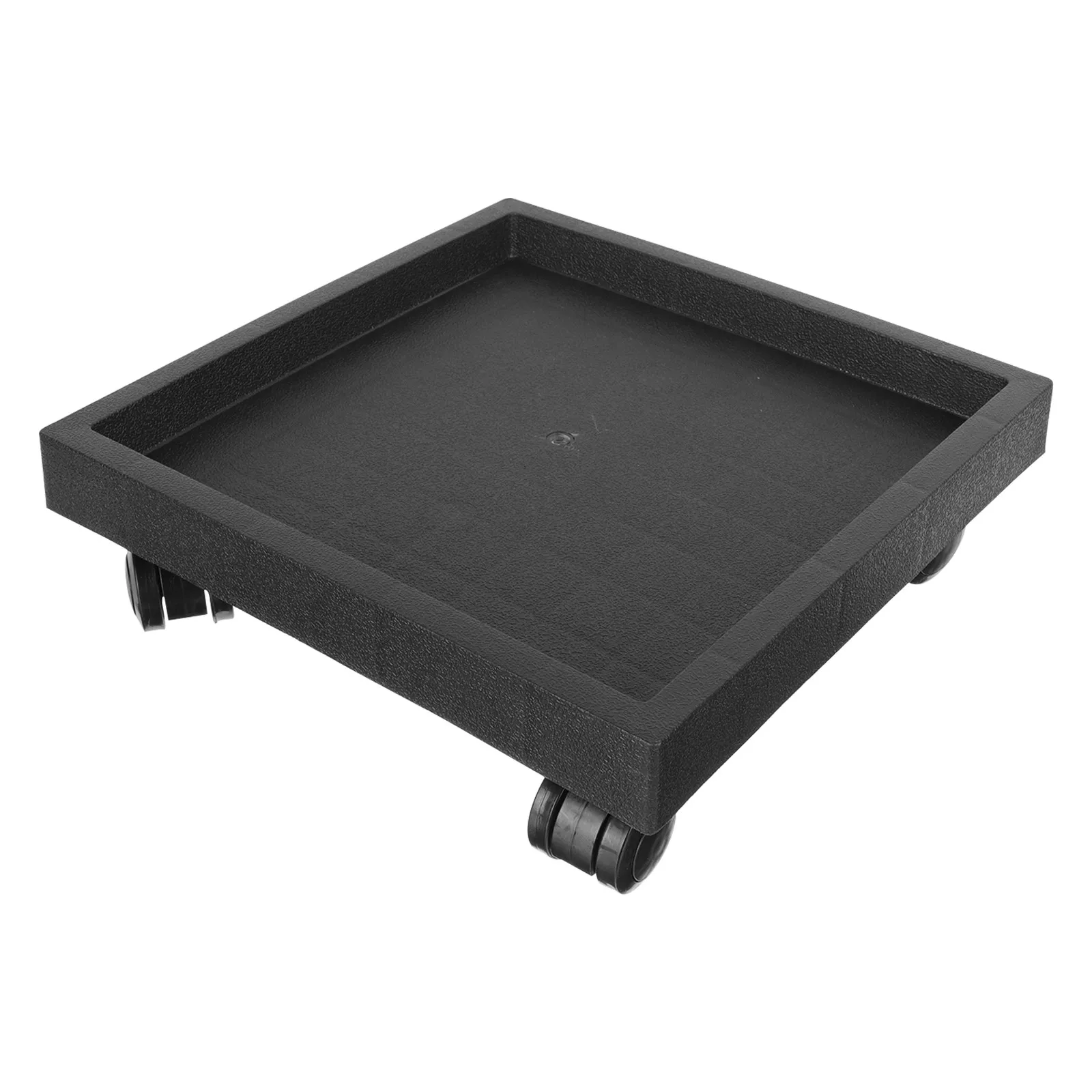 1Pcs Square Flowerpot Tray Movable Plant Pot Holder Resin Base Plate Universal Wheel Flowerpot Stand for Indoor Outdoor Garden