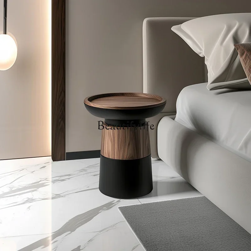 D06 حافة الخشب الصلب في العصور الوسطى عدد قليل من زاوية الأريكة الفاخرة الخفيفة والراقية وعدد قليل من الجوز