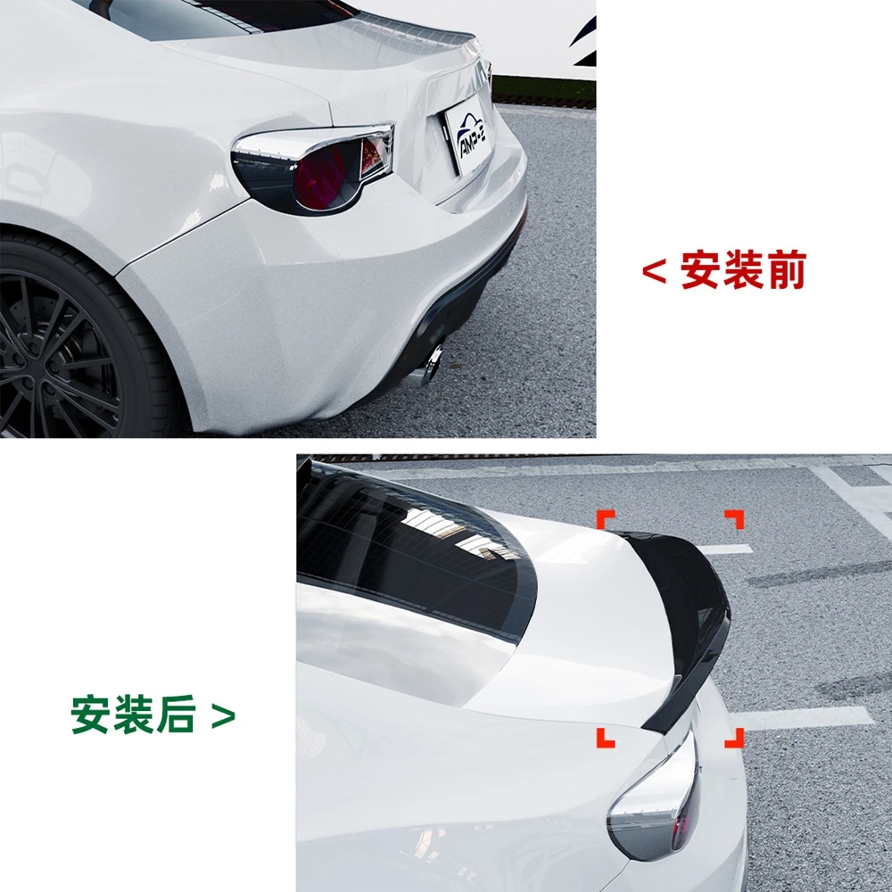FOR Subaru BRZ Toyota GT86 Scion FR-S 2013-2020 Cars Exterior Parts Car Roof Spoiler Rear Trunk Spoiler Rear Wings ABS Body Kits