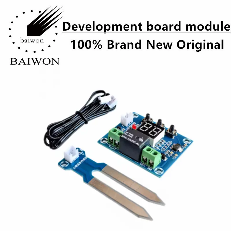 XH-M214 Soil Humidity Controller Module Digital Display Flower Pot Digital Display Automatic Watering Sprinkler