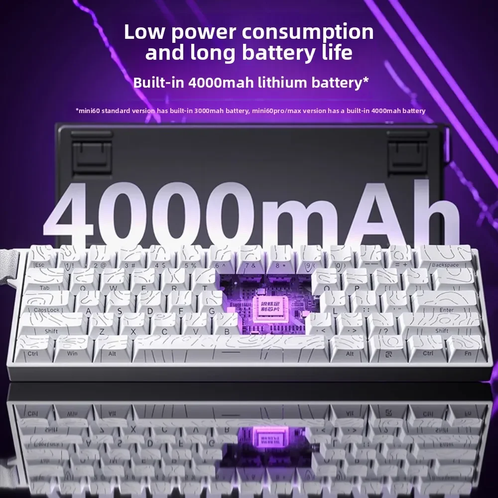 

AULA MINI60HE three-mode magnetic axis keyboard mechanical gaming keyboard 8KHz RGB high performance e-sports FPS low latency