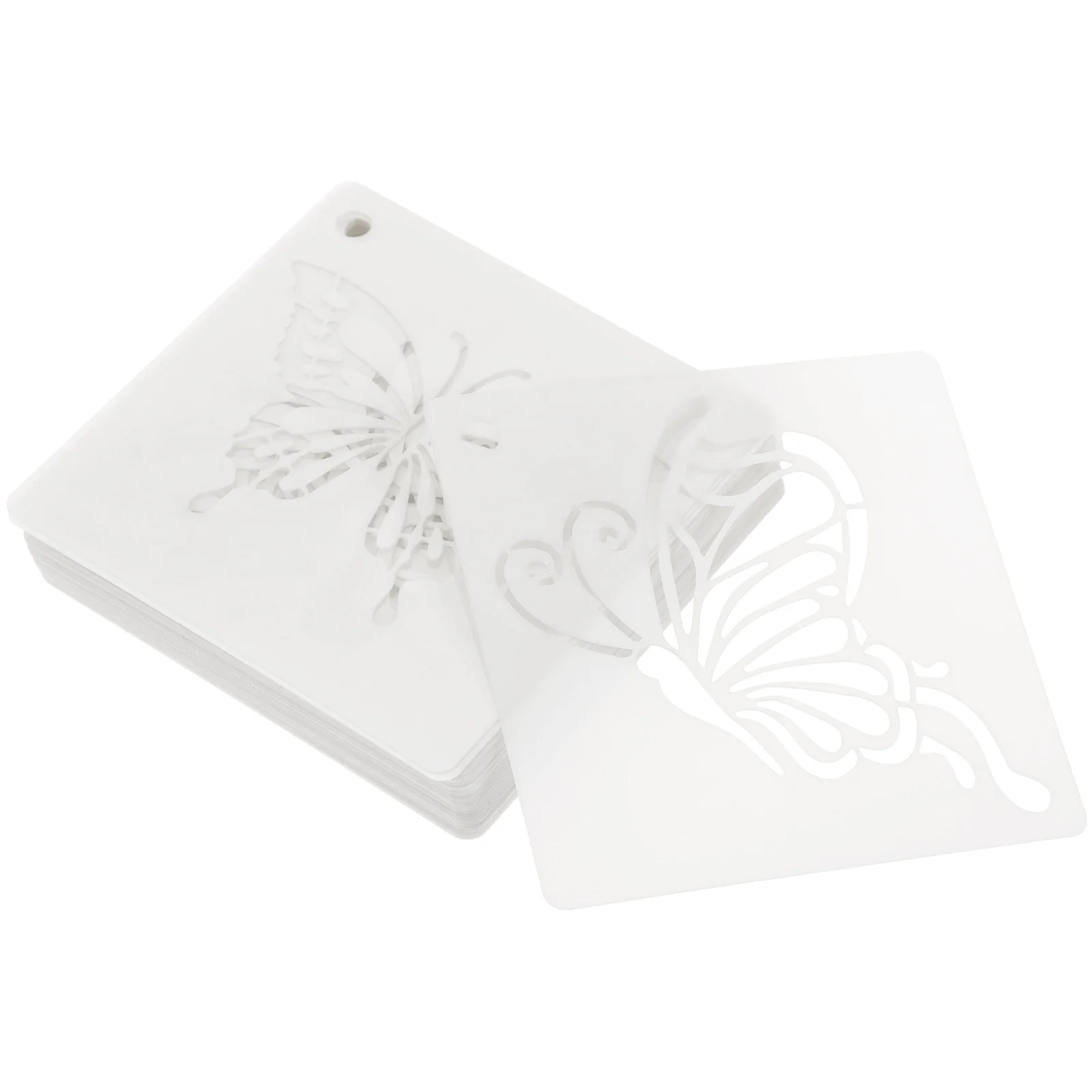 60 Sheets Butterfly Dragonfly Template Painting Templates Reusable Christmas Stencil for Stencils Scrapbook Hand Decor Decorate