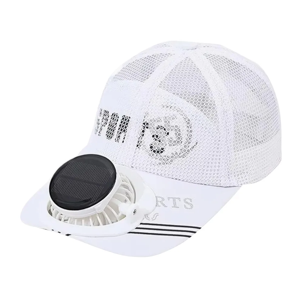 

Solar/USB Charging Solar Fan Cap​​ ​​Wide Brim​​ UV Protection Sun Hat​​ Breathable Lightweight Fan Hat