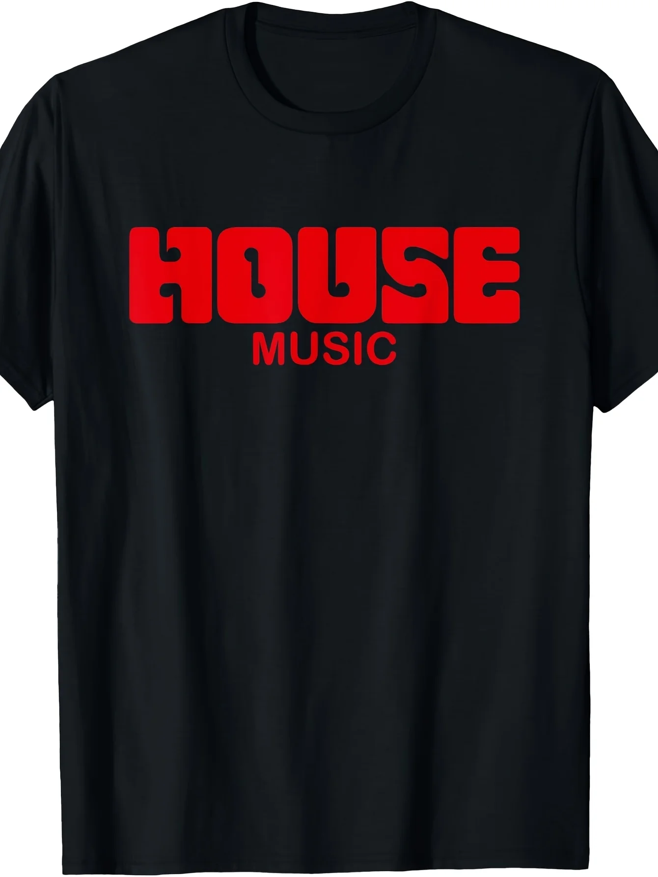 House Music Edm Music Festival Dj T-Shirt Same Style for Men and Women 2026 Summer Short-Sleeved Printed T-Shirt