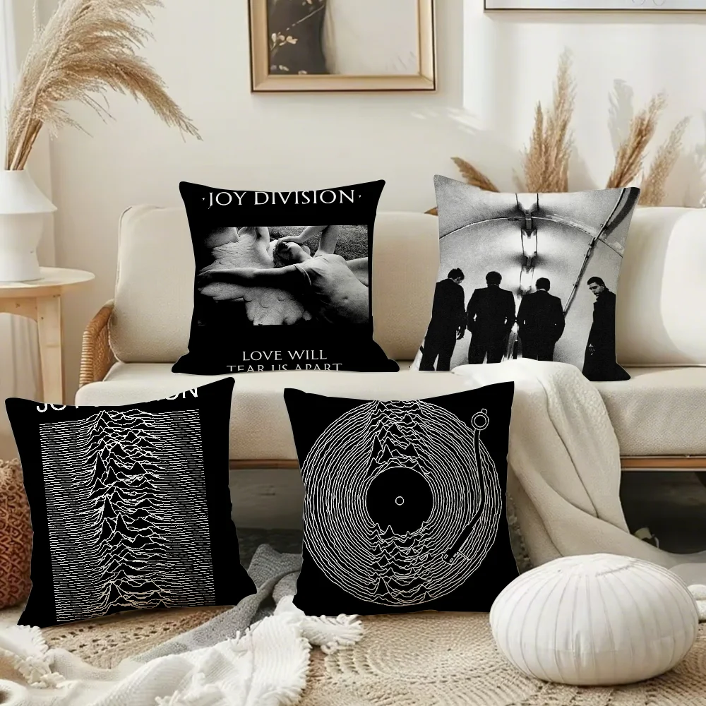 British Post Punk Band J-Joy Division Pop Pillow Case Cover Square Sofa With For Pattern Comfortable Cushionsuitable