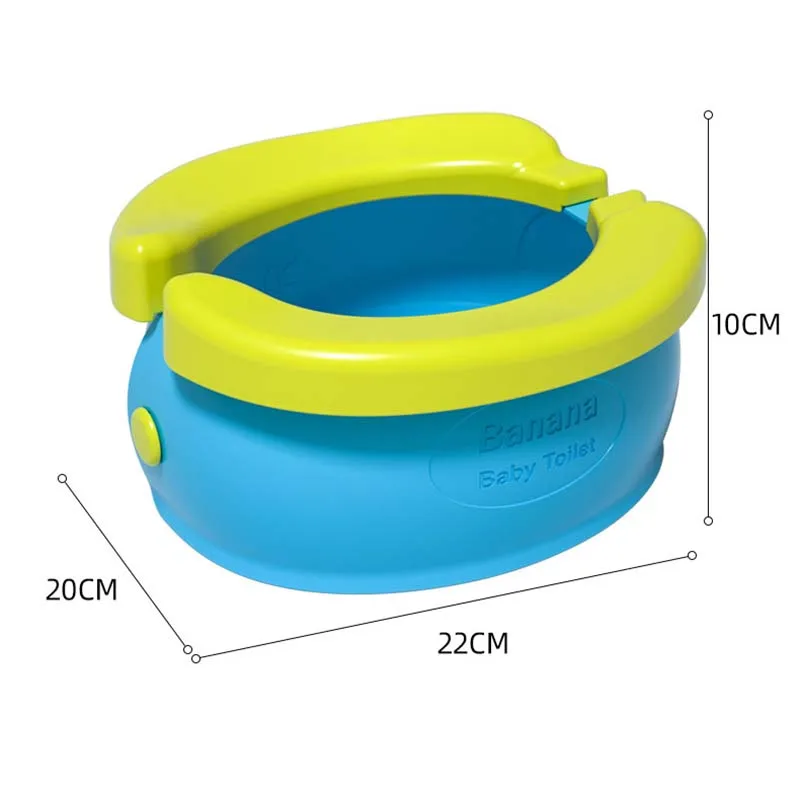 Vaso da toilette pieghevole da viaggio per bambini Squatty vasino per bambini vaso per bambini toilette per bambini vasino portatile seggiolino per vasino per bambini