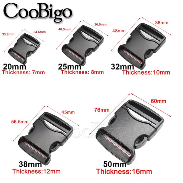 Webbing Quick Release Buckle Tactical Belt Buckles Clip Luggage Strap Bags Bracelet Accessories Plastic 20mm 25mm 32mm 38mm 50mm 2 Webbing Quick Release Buckle Tactical Belt Buckles Clip Luggage Strap Bags Bracelet Accessories Plastic 20mm 25mm 32mm 38mm 50mm 2