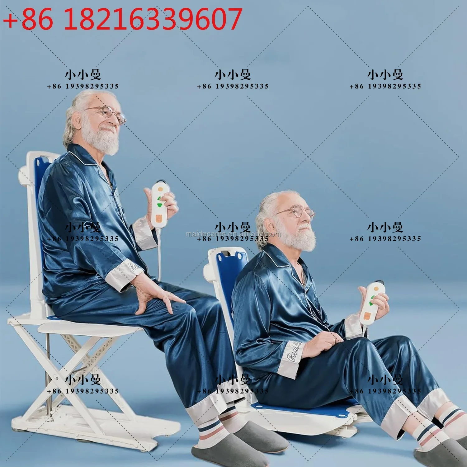 YAO Mateside Patient Transfer Chair Bathroom Safety Equipment Motorized Adjustable Patient Lift Transfer Chair Patient Lift For