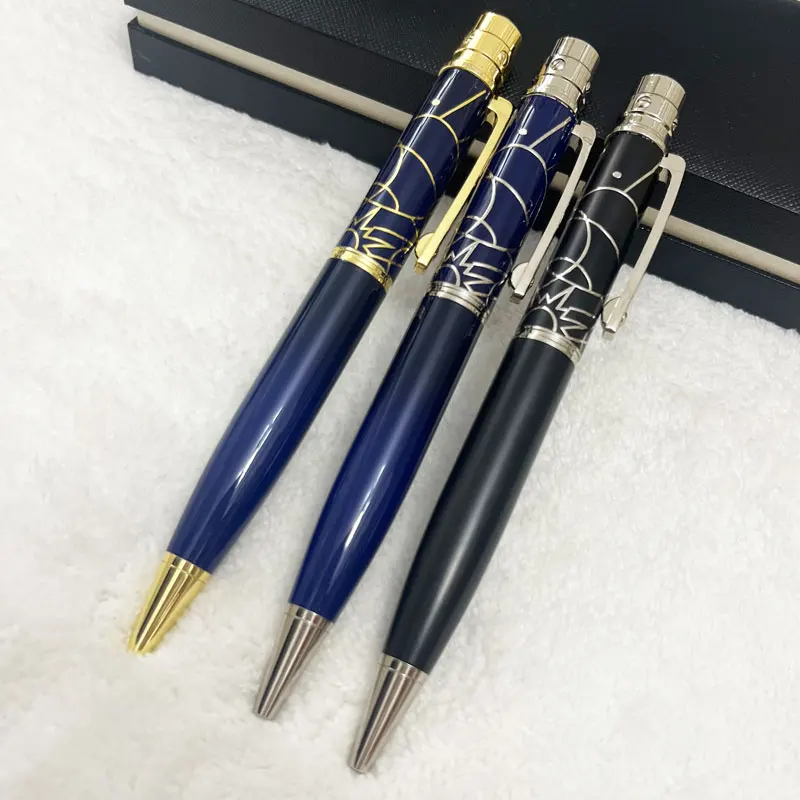 

High Quality Unique Design C Ballpoint Pen Metal Lacquer Exquisite Carved Patterns School Office Top Gift Smooth Writing