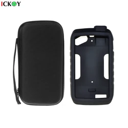 Silicone Case + Portable Carrying Protect Storage EVA Pouch Bag for Garmin Montana 750i 700i 750 700 Hiking Handheld GPS