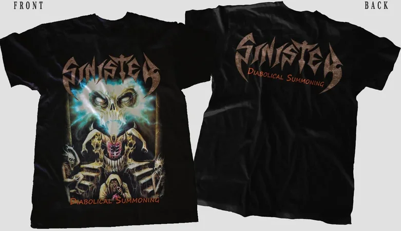 New Dtg/Dtf printed T-shirt - SINISTER- Diabolical Summoning - size- US