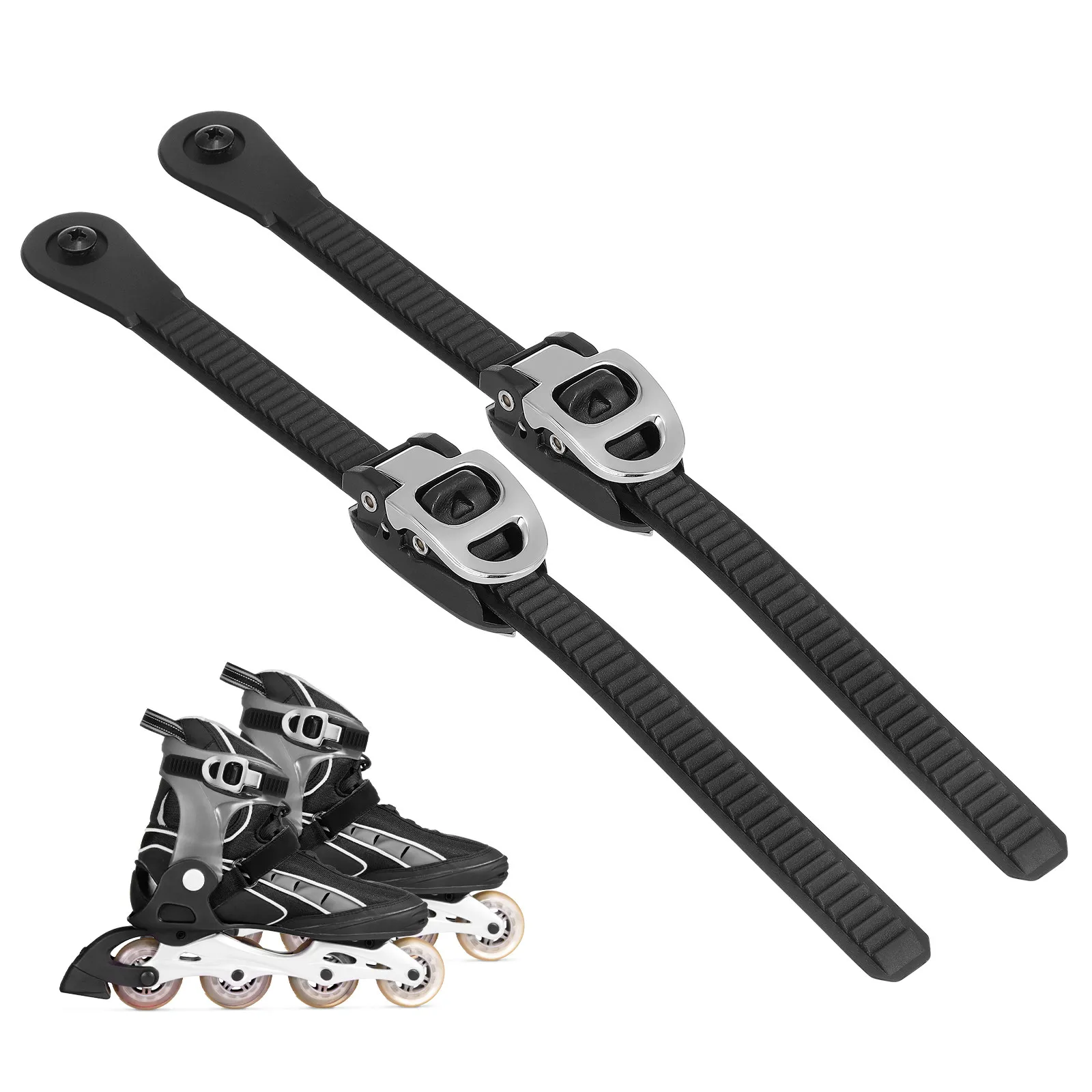 

2Pcs Strap for Roller Skates Adjustable Skate Fixing Strap Premium PP Material Reliable Buckle Closure for Smooth Skating
