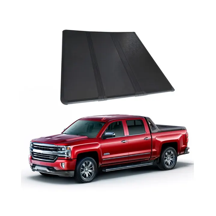 High Quality Low Price Customized Aluminum Tri-Fold Bed Cover For Chevrolet Silverado