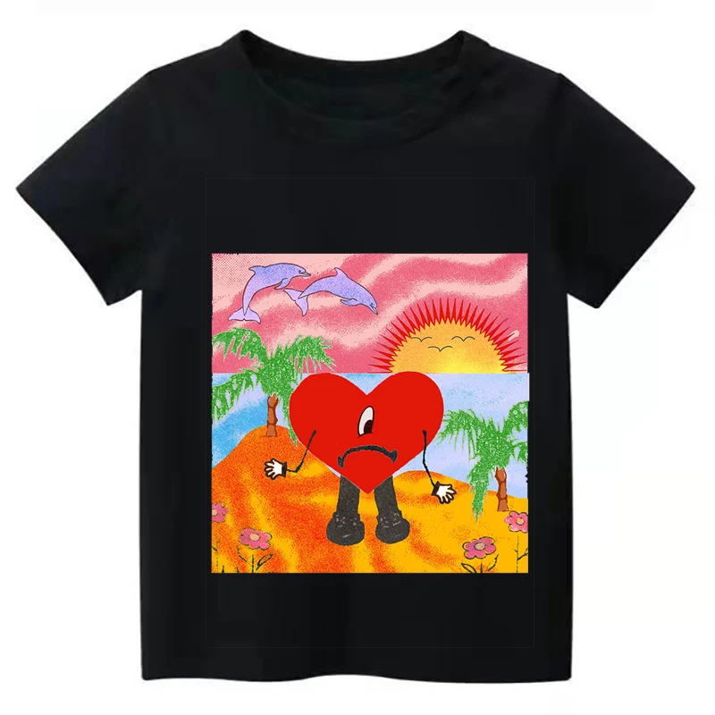 Summer UN VERANO SIN TI Children T-shirt Kawaii  Fashion T Shirt Anime Cartoons Casual Clothes Kid Girl Boy Short Sleeve Tops