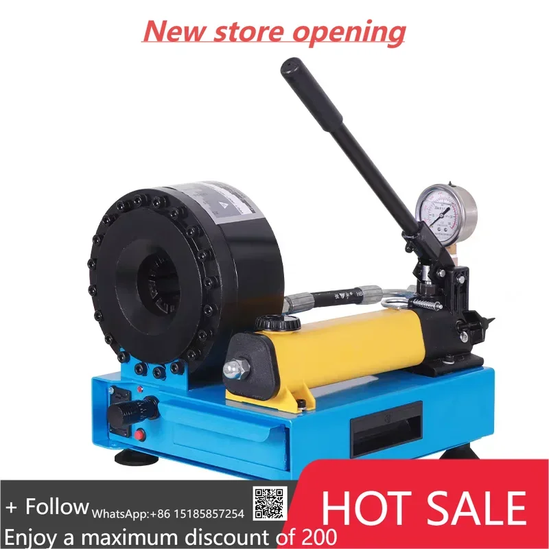 ミニポータブル 1 インチホース圧着機 – 35kg 手動パイププレッサー、カスタムロゴ (メーカー)